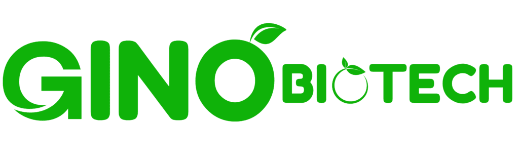 Gino Biotech Logo 2023 Green 3840 × 1200