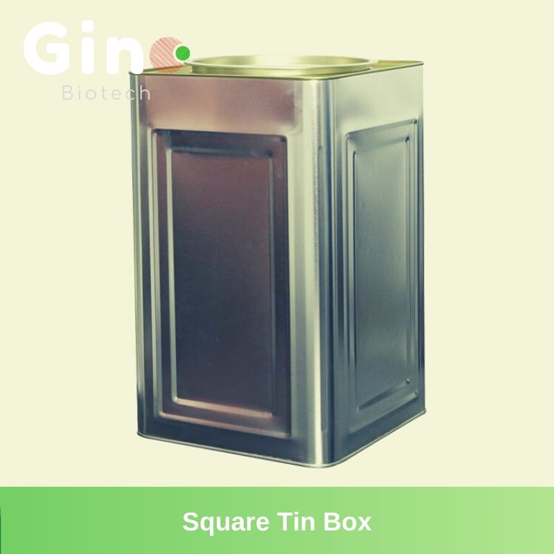 Square Tin Box_Gino Biotech_Hydrocolloid Suppliers