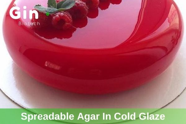 instant agar, spreadable agar in cold glaze