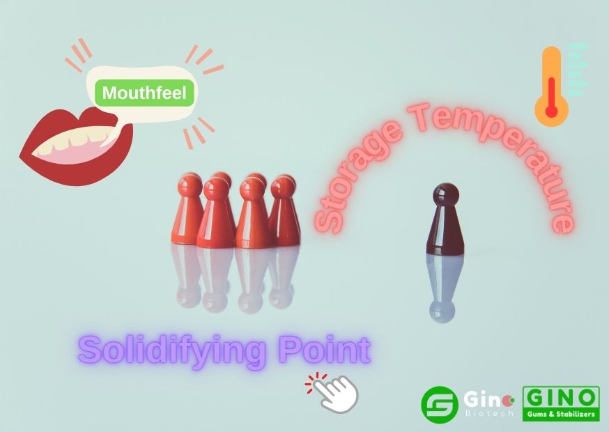 Different Mouthfeel, Different Solidifying Point, Different Storage Temperature