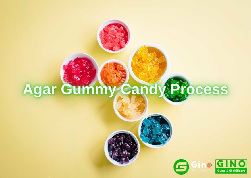 agar gummy candy process