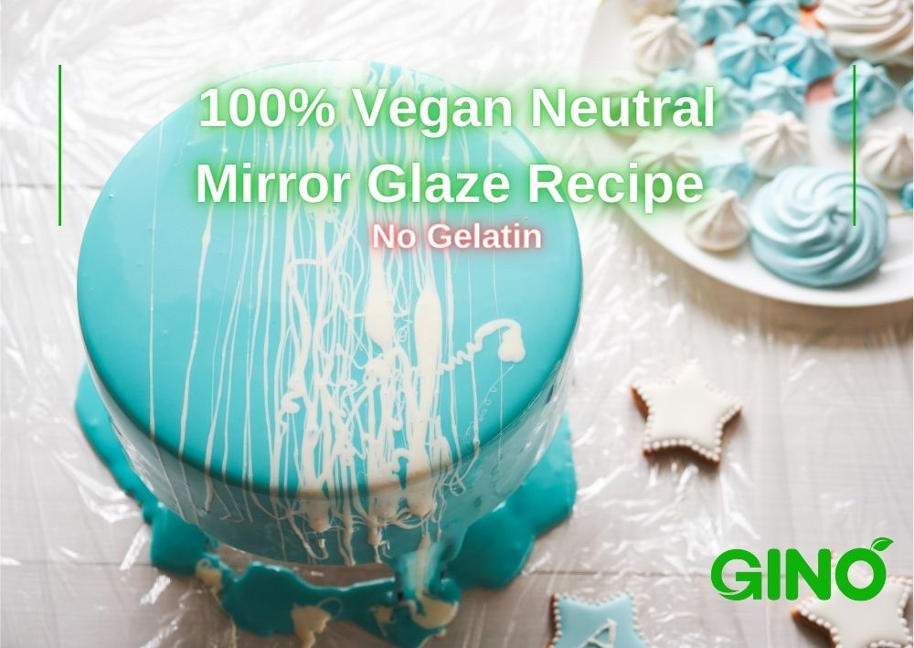 100% Vegan Neutral Mirror Glaze Recipe Without Gelatin (2)