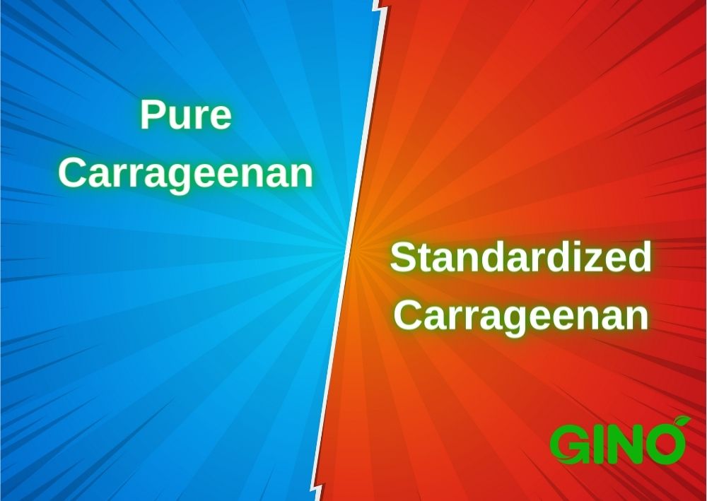 Pure Carrageenan VS Standardized Carrageenan