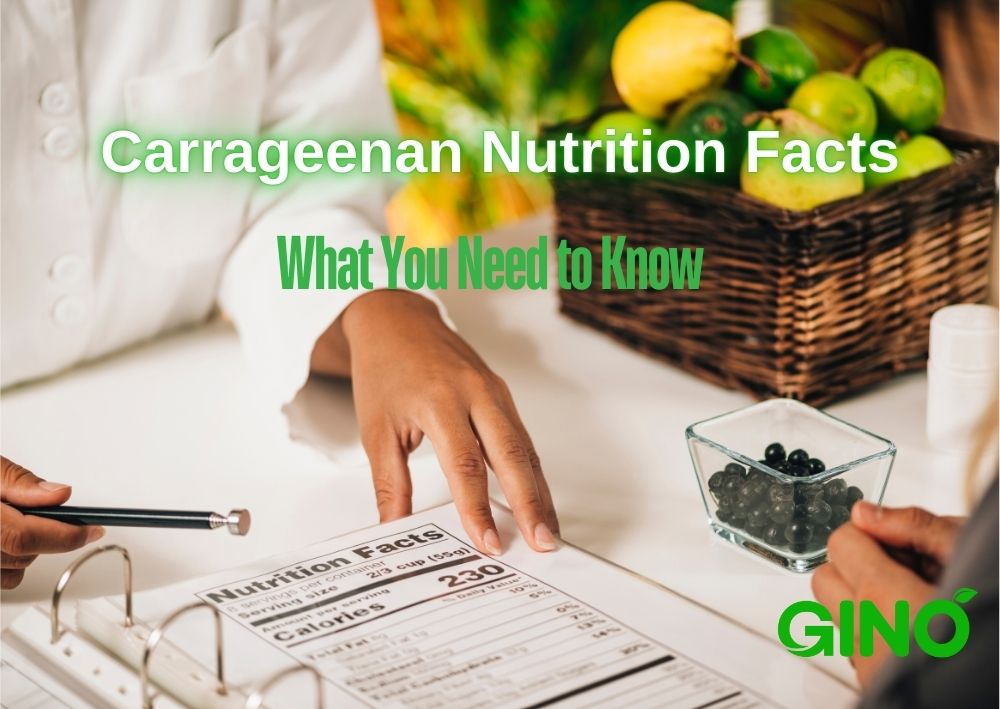 Carrageenan Nutrition Facts - What You Need to Know