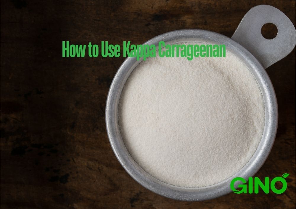 How to Use Kappa Carrageenan