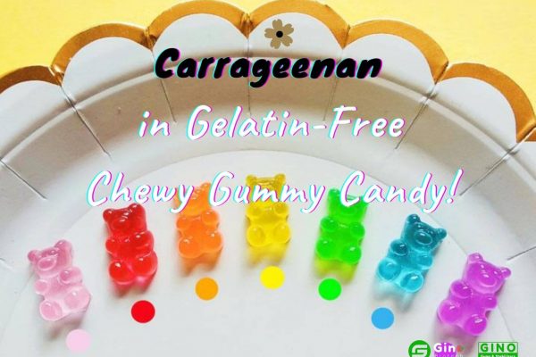 Carrageenan in Gelatin-Free Chewy Gummy Candy