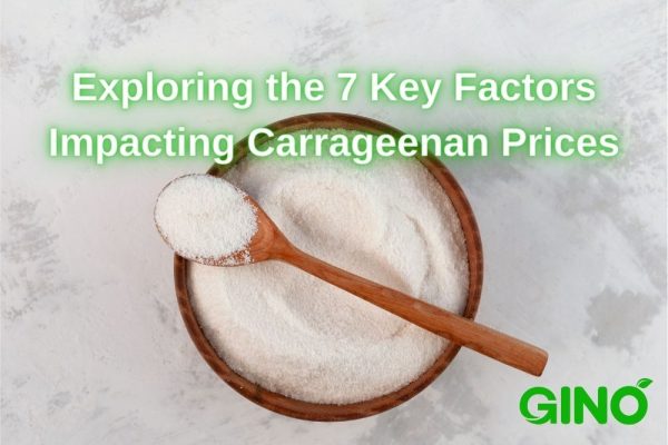 Exploring the 7 Key Factors Impacting Carrageenan Prices